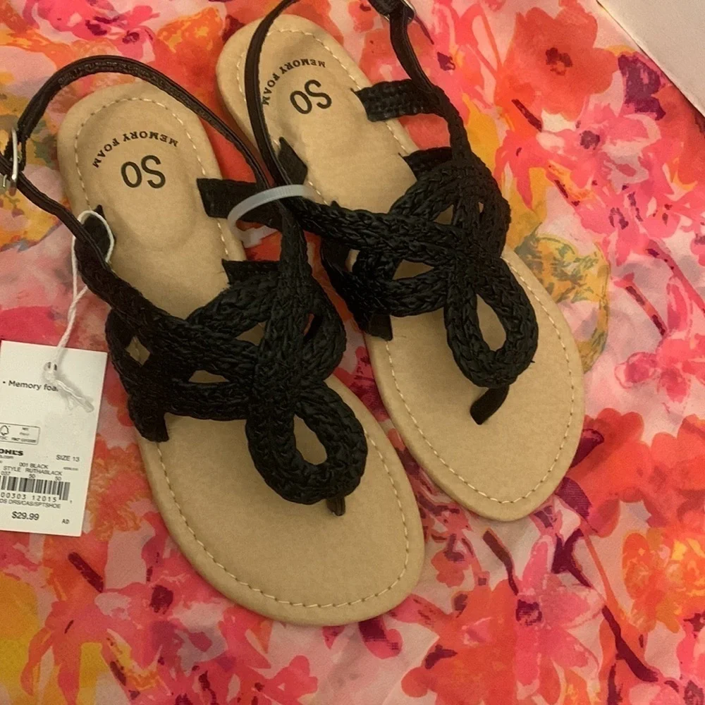 NEW SO RUTHA GIRLS SANDALS MEMORY FOAM